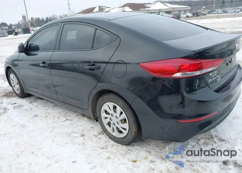 2018 Hyundai Elantra Se from USA, damaged, VIN 5NPD74LF2JH263485